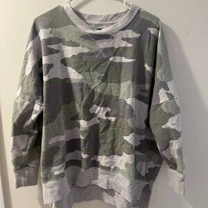 Discontinued Aerie Camo Sweatshirt
